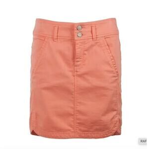Cop Copine Raffoler Skirt Soft Orange Cotton Stretch